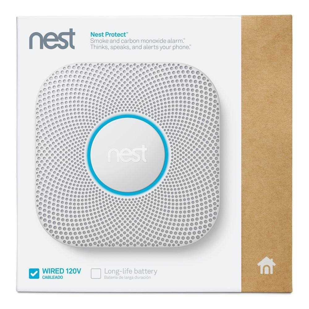 Nest Protect Wired Smoke And Carbon Monoxide Detector - 2nd Generation