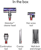 Dyson Cordless Stick Vacuum Cleaner, 0.14 Gallons, Silver/Nickel - V8 SV25