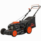 YARDMAX 22 inch 201cc 3-in-1 Gas Self-Propelled Lawn Mower With CVT And High Wheels - YG2860