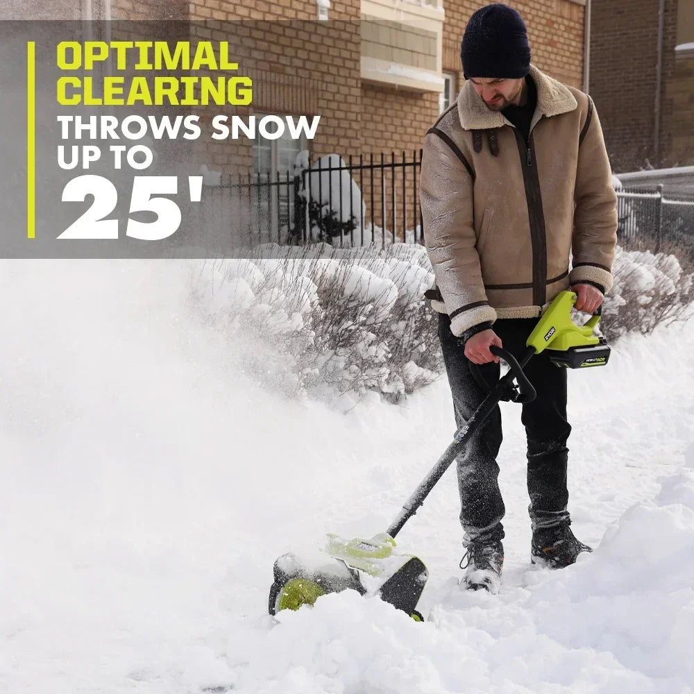 RYOBI 40V 12" Wheeled Snow Shovel Kit