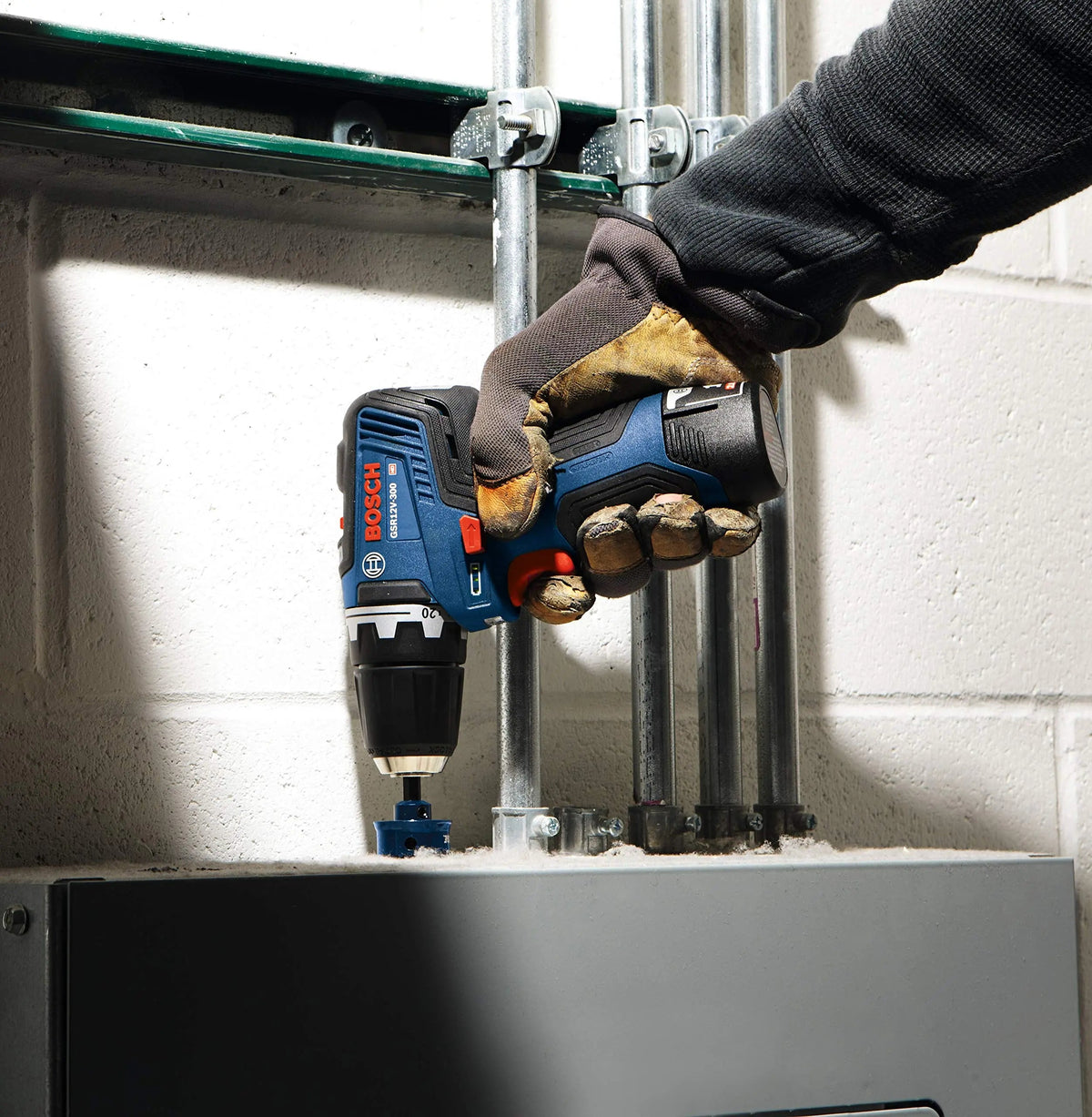BOSCH 12V Max Cordless Drill/Driver And Impact Driver Combo Kit With 2 Batteries, Charger And Case - CLPK22-120