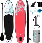 FunWater Inflatable Stand Up Paddle Board, 11 ft x 32 in x 6 in - SUP Paddle Accessories