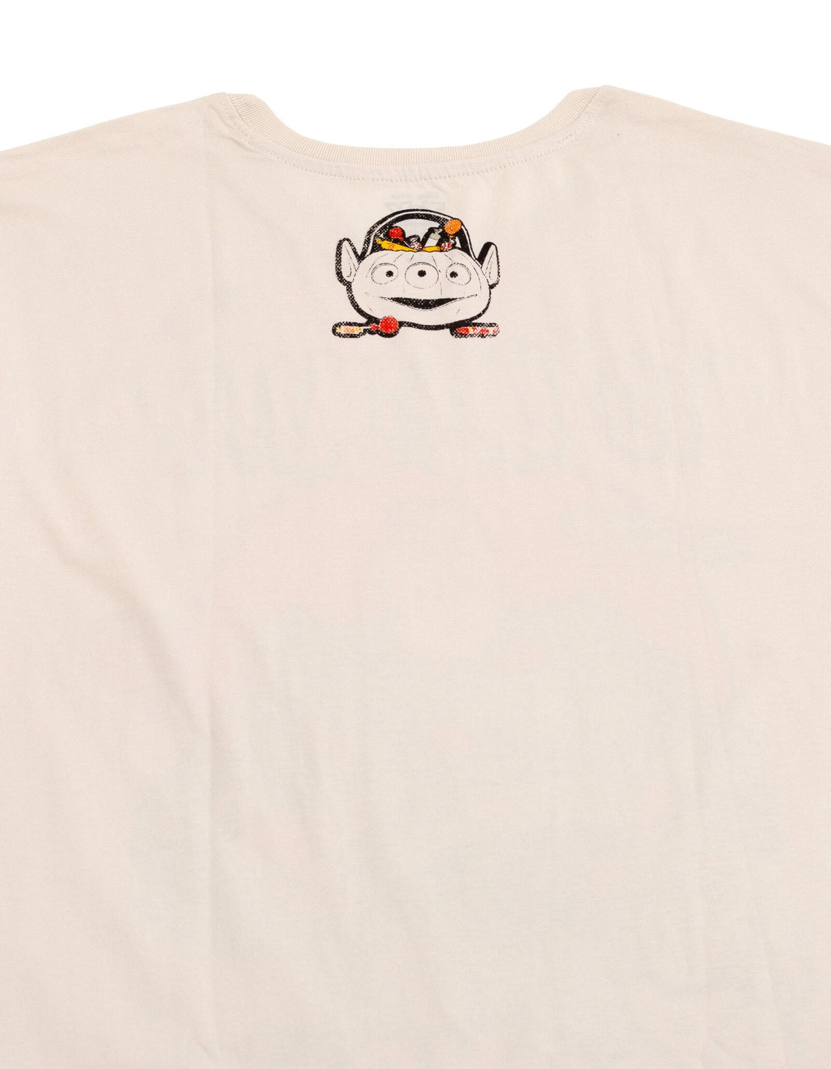 Disney Toy Story Men's Short Sleeve T-Shirt Buzz Alien Beige