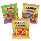 HARIBO Trick or Treat Trio Halloween Gummy Candy Mini Pouches, 45ct