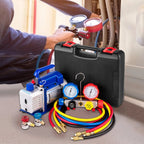 HVAC Vacuum Pump Kit, 4.8 CFM, 1/3 HP, Single Stage, 5 Pa - ZK44.8CFM