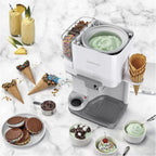 Cuisinart Soft Serve Ice Cream Maker, 1.5 Quarts, White - ICE-48