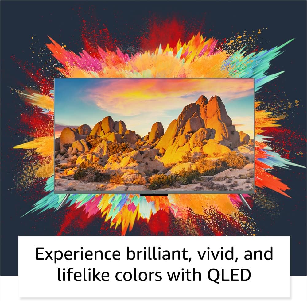 Amazon Fire TV 55-inch Omni QLED Series 4K UHD Smart TV - Dolby Vision IQ