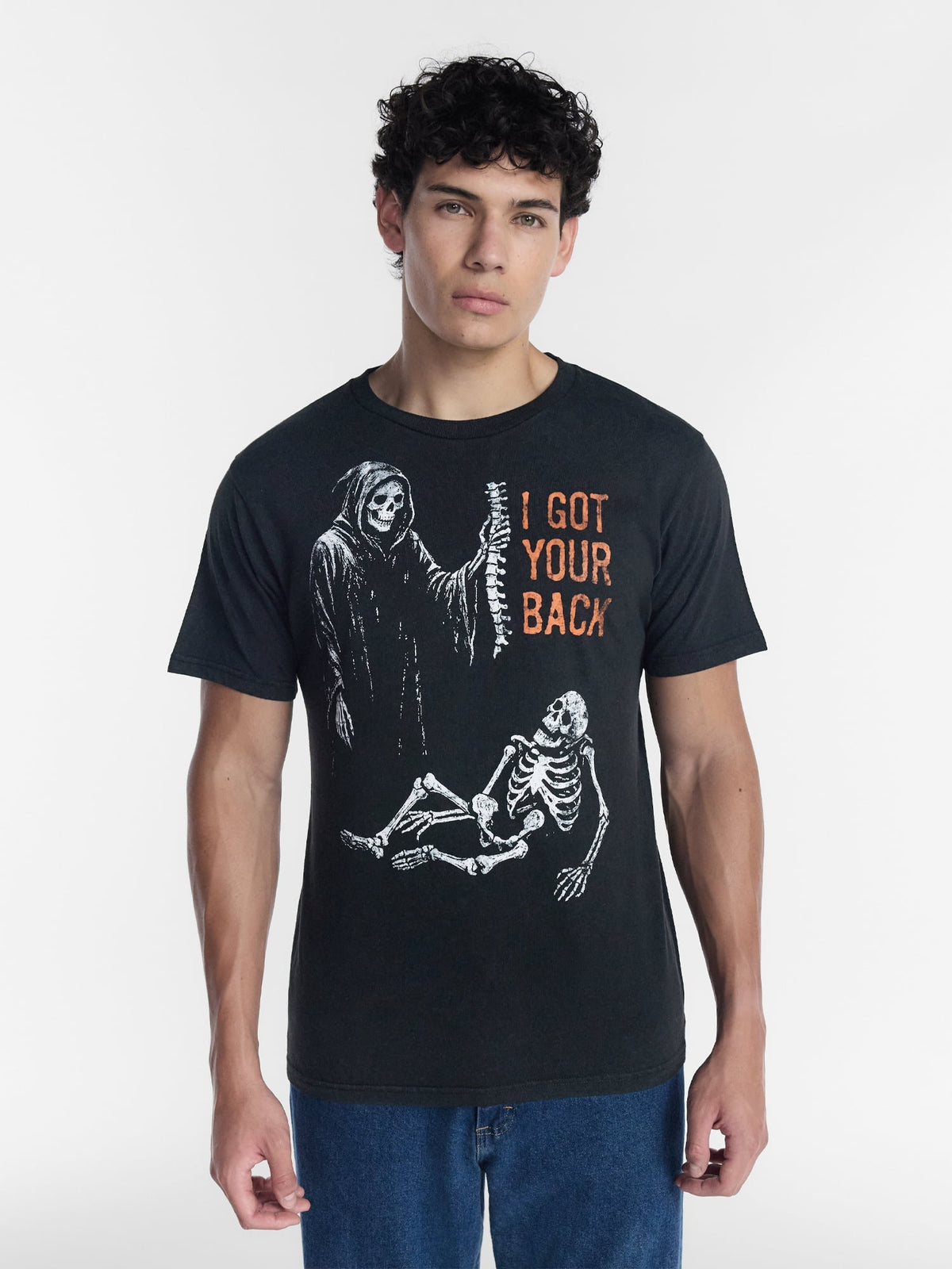 Halloween Men's Evil Jack Graphic Tee from Way to Celebrate, Sizes XS-4XLT