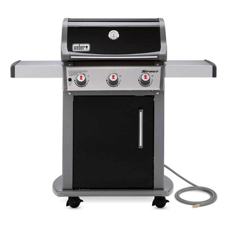 Weber Natural Gas Grill, Black - Spirit E-310 Classic