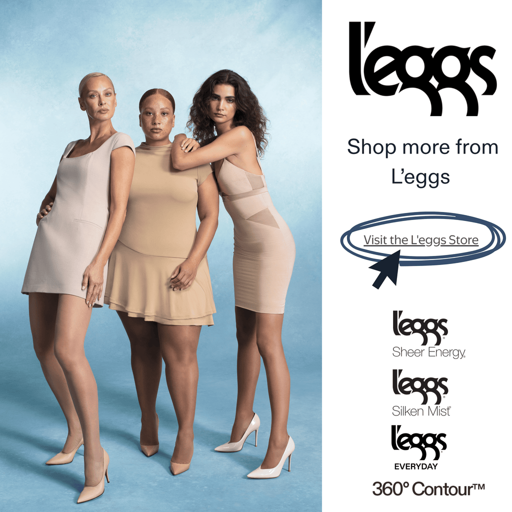 L'eggs 360 Contour Women's Same to Waist Fishnet Tights