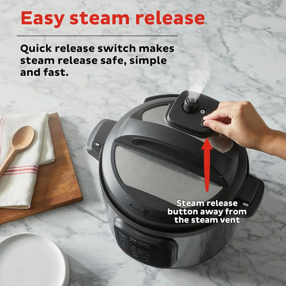 Instant Pot 6QT RIO Chef Series 7-in-1 Multi-Cooker, Black