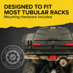 Black Boar Camco ATV/UTV Rear Storage Box And Lounger, 7 Cubic Feet - 20 x 12 x 16 inch