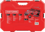CRAFTSMAN Mechanics Tool Set, 1/4 and 3/8 Inch Drive, 189 Piece - CMMT12134