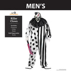 Killer Clown, Halloween Costume for Adults, by Way to Celebrate
