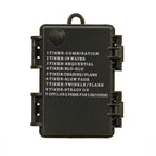 Indoor/Outdoor 100-Count Battery-Operated LED 8-Function Micro String Lights, 33', Halloween by Way To Celebrate