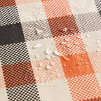 Way To Celebrate Halloween PEVA Tablecloth Indoor & Outdoor Table 60" x 84" - Buffalo Plaid