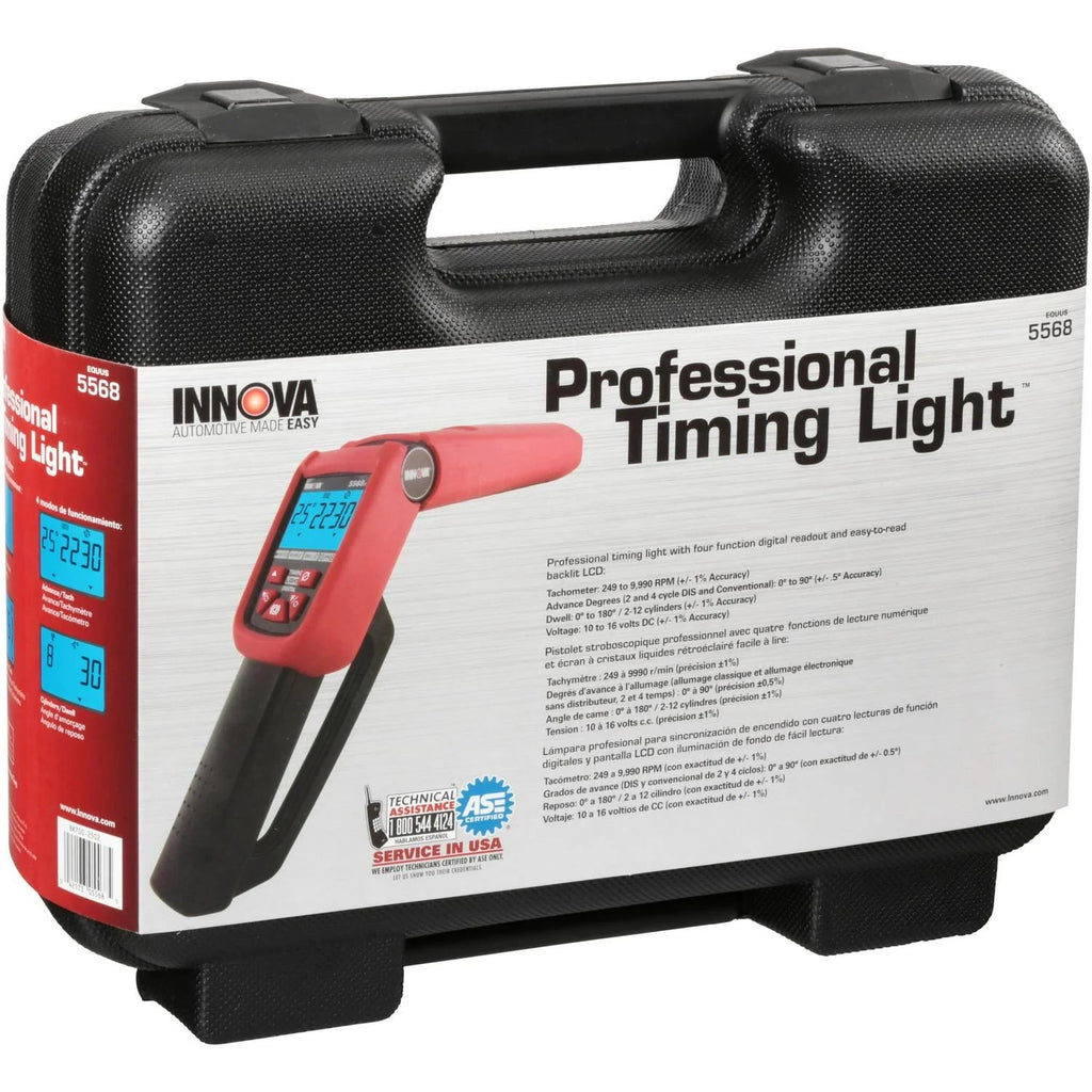 Innova Pro Series Digital Timing Light With LCD Display And 6 ft. Leads - 5568