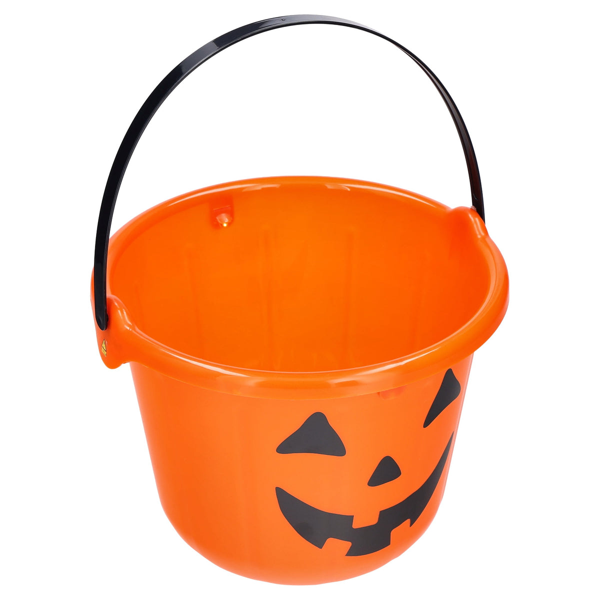 Light-Up Jack-o'-Lantern Trick-or-Treat Bucket, Orange, 6.5", Halloween by Way To Celebrate