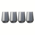 Thyme & Table 13.5 fl oz Smoke Angled Stemless Wine Glasses, Set of 4
