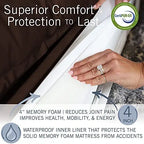 PetFusion Ultimate Orthopedic Dog Bed - Large, 50 x 40 x 13 in, 6-inch CertiPUR-US Memory Foam