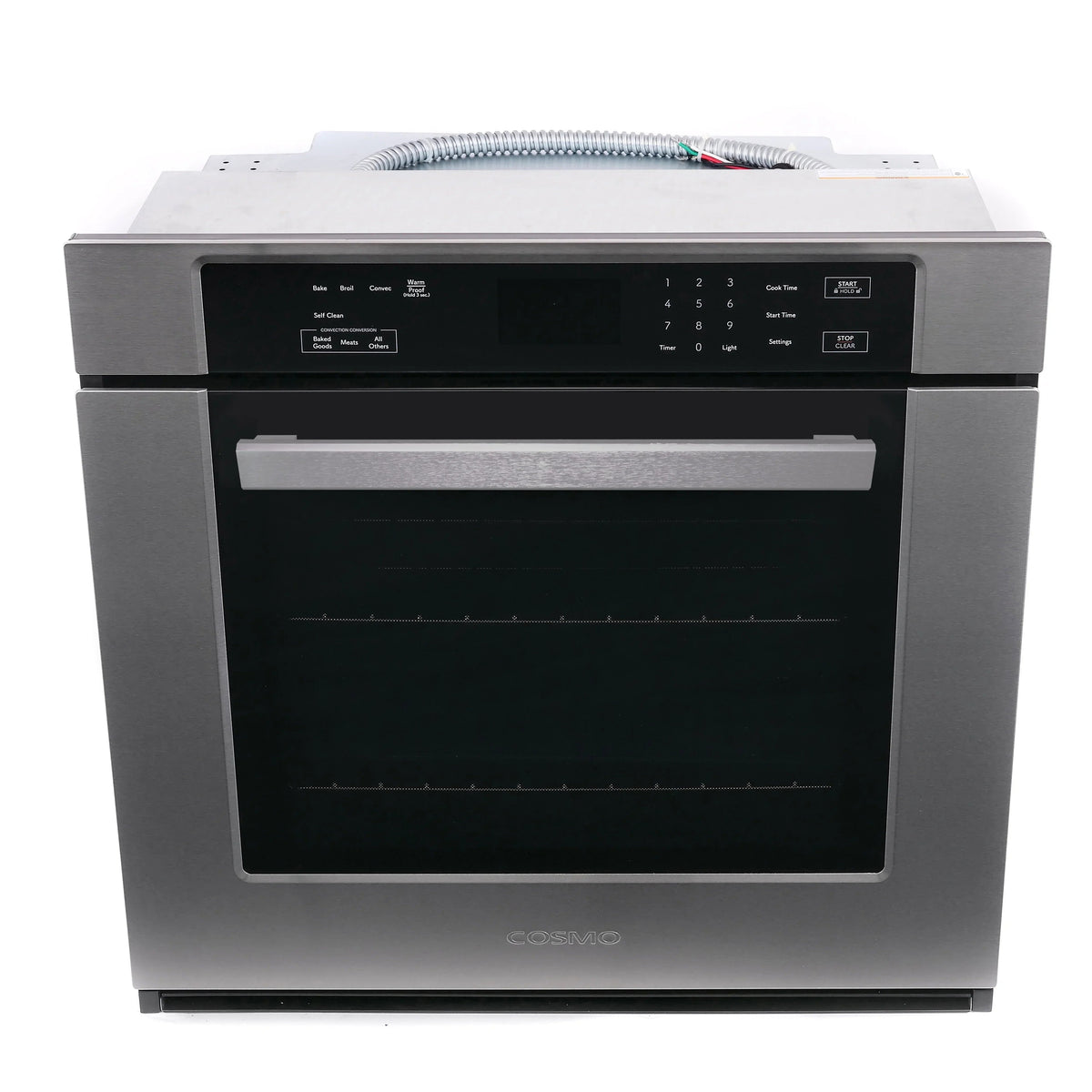 30 in. 5 cu. ft. Single Electric Wall Oven With True European Convection And Self Cleaning In Stainless Steel