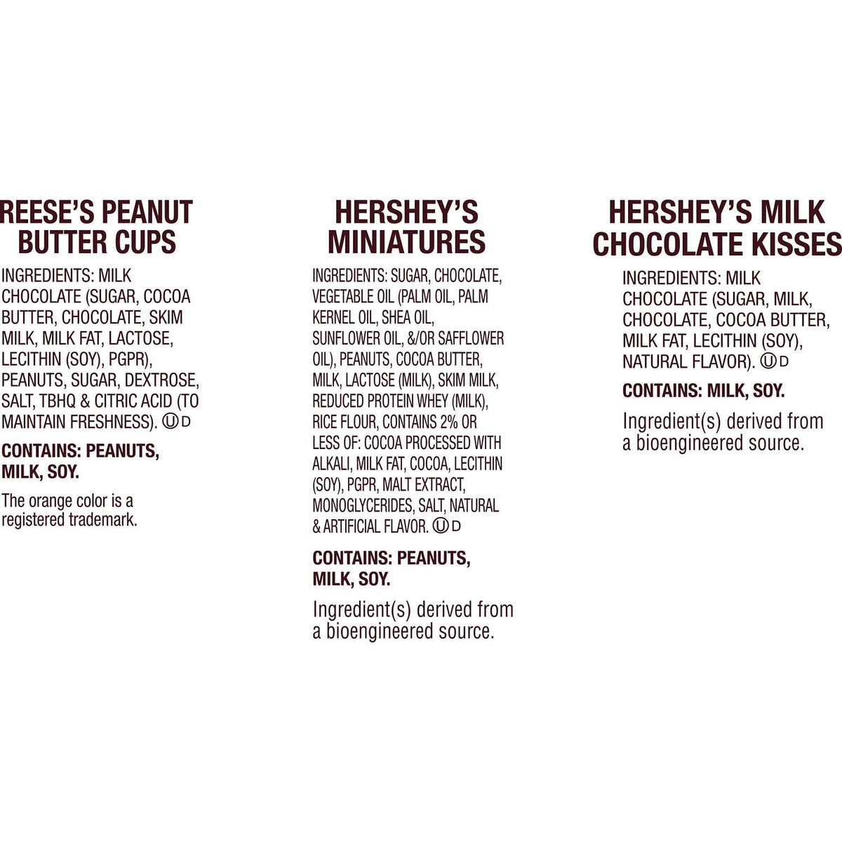 Hershey's and Reese's Assorted Chocolate Flavored, Halloween Candy Party Pack, 35 oz